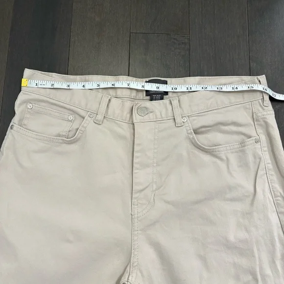 Mens H&M Beige Chino Style Jeans Regular Fit Size 32x32 Business Casual - Picture 7 of 10
